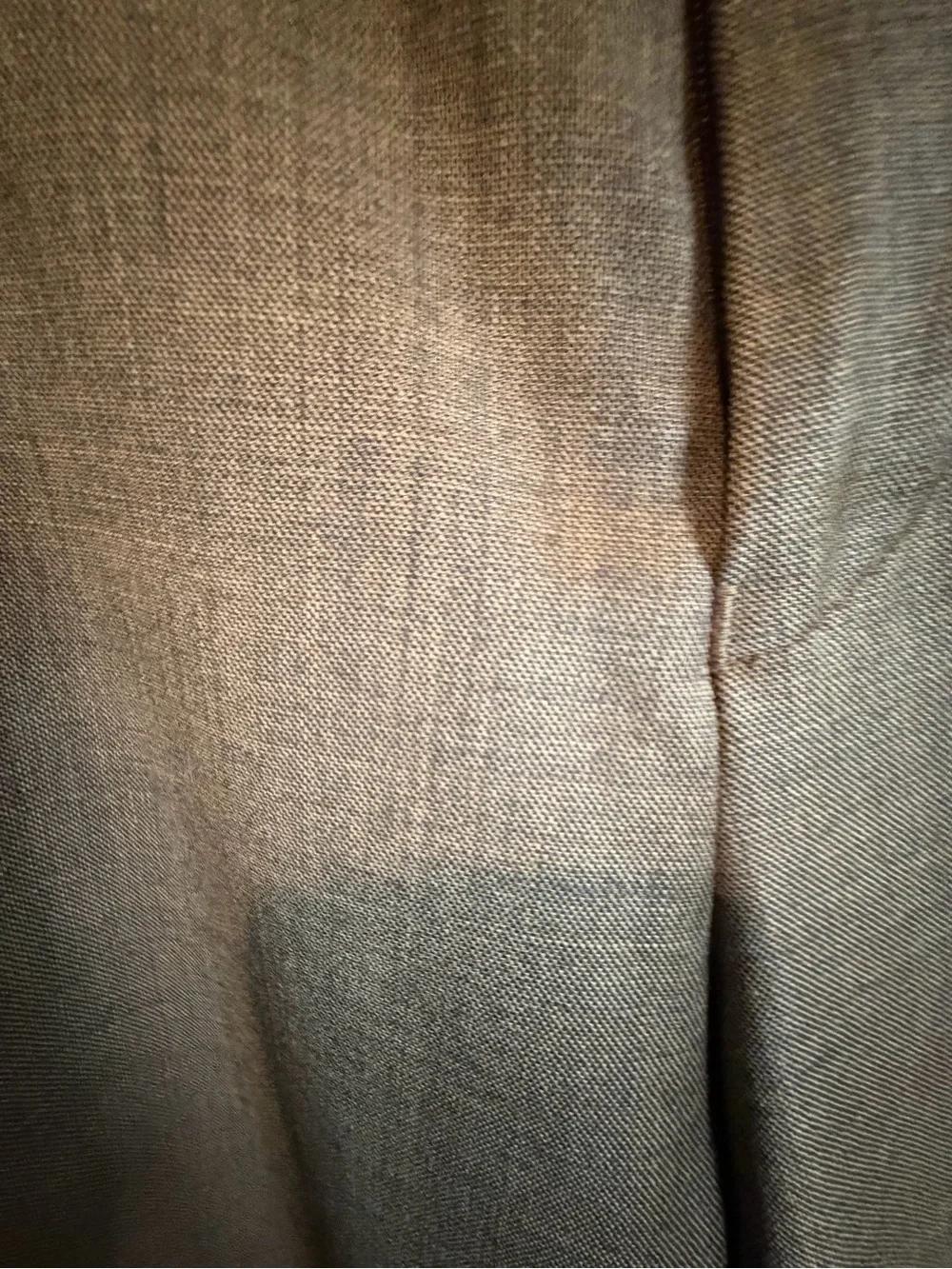Men’s Gray Dress Pants Slacks 36x32 Flat Front Classic Fit